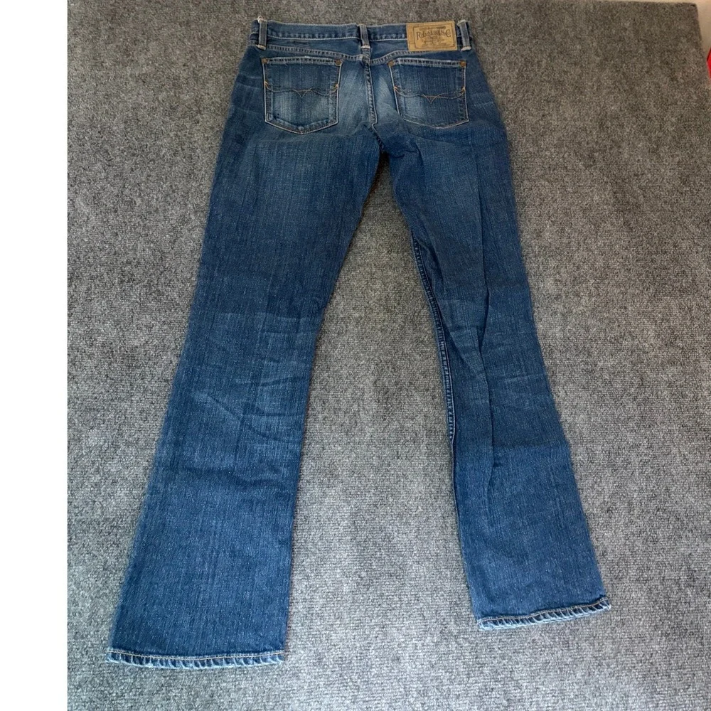 Ralph Lauren Madison Mens Bootcut Jeans Blue Medium Wash 30X32 Stretch Denim